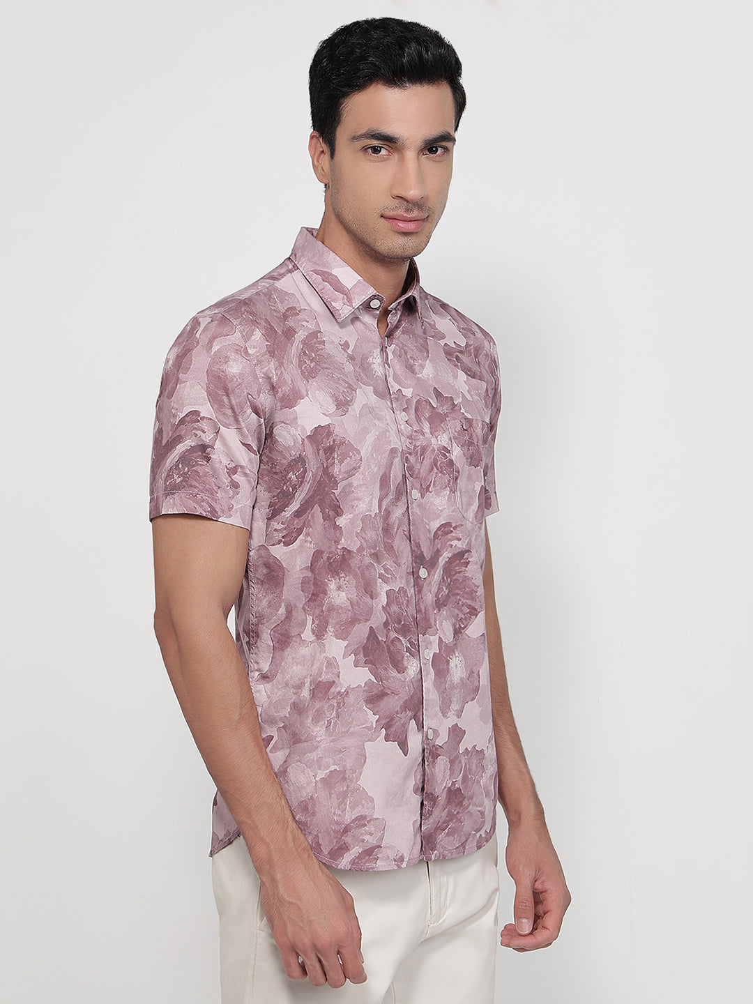 Parx Brown Casual Shirt