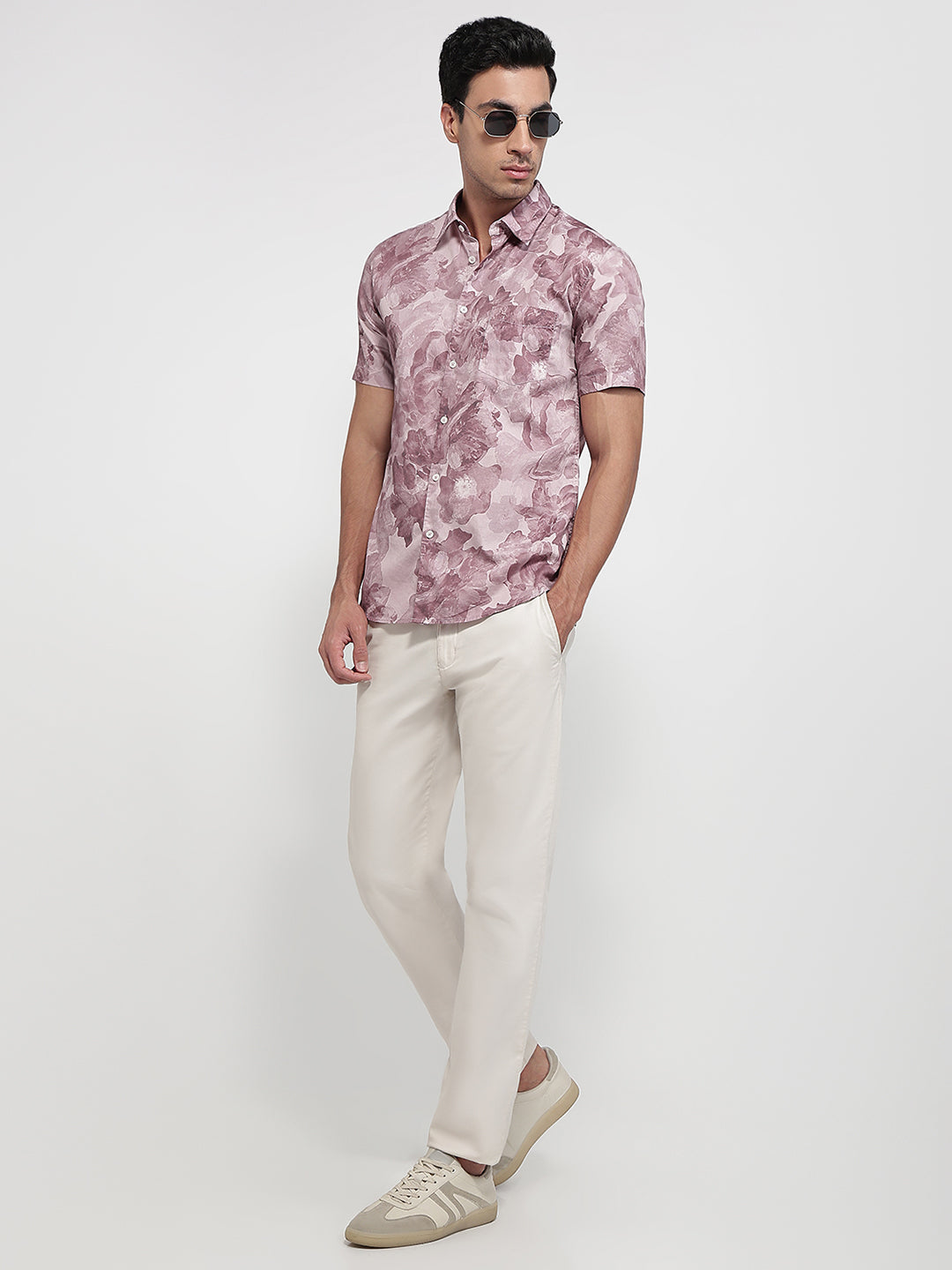 Parx Brown Casual Shirt