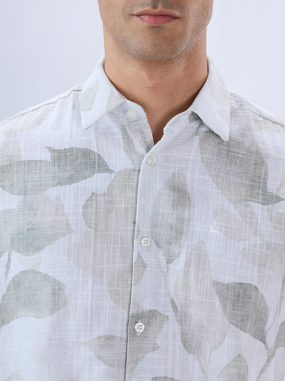 Parx Green Casual Shirt