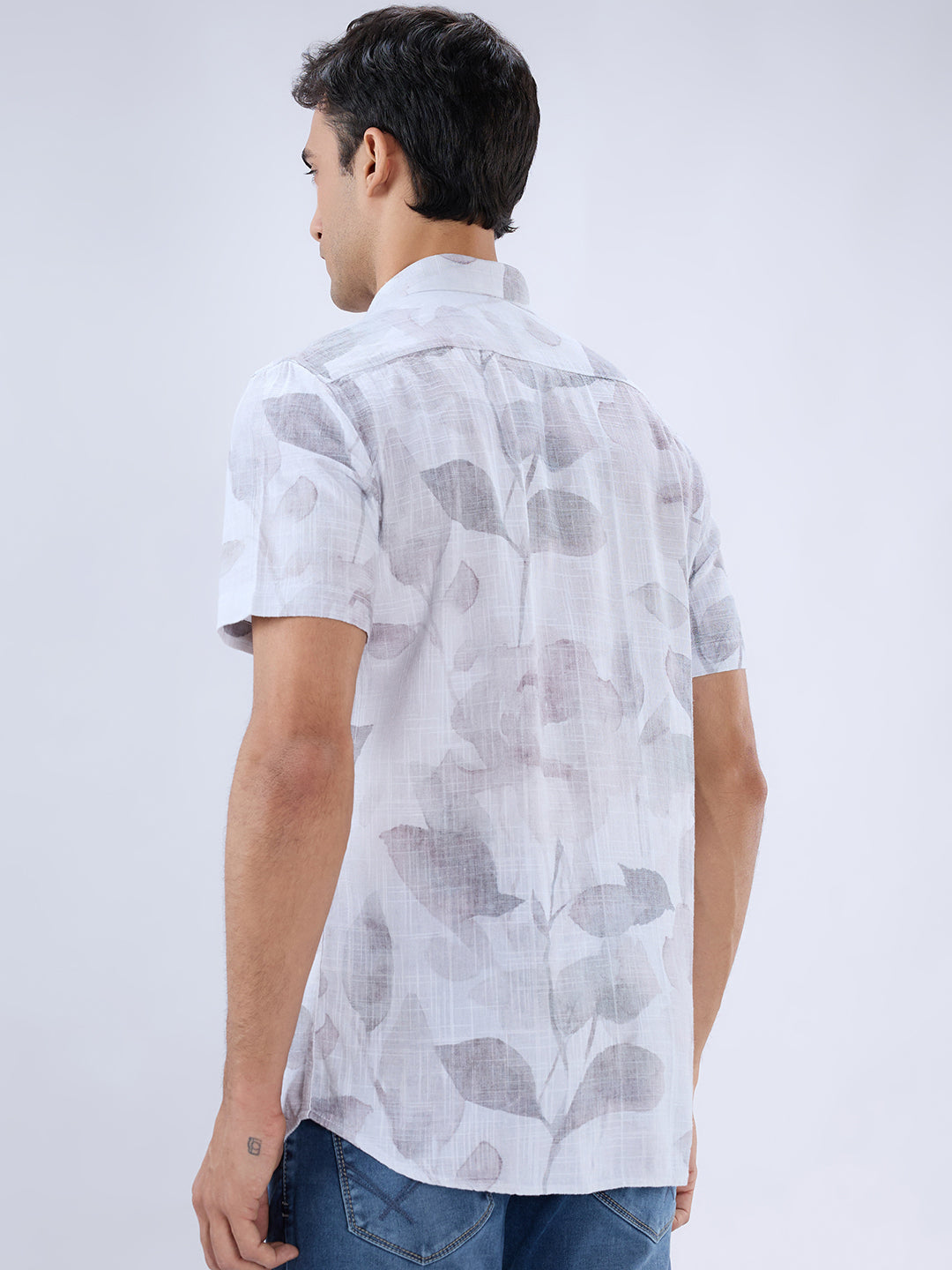 Parx Brown Casual Shirt