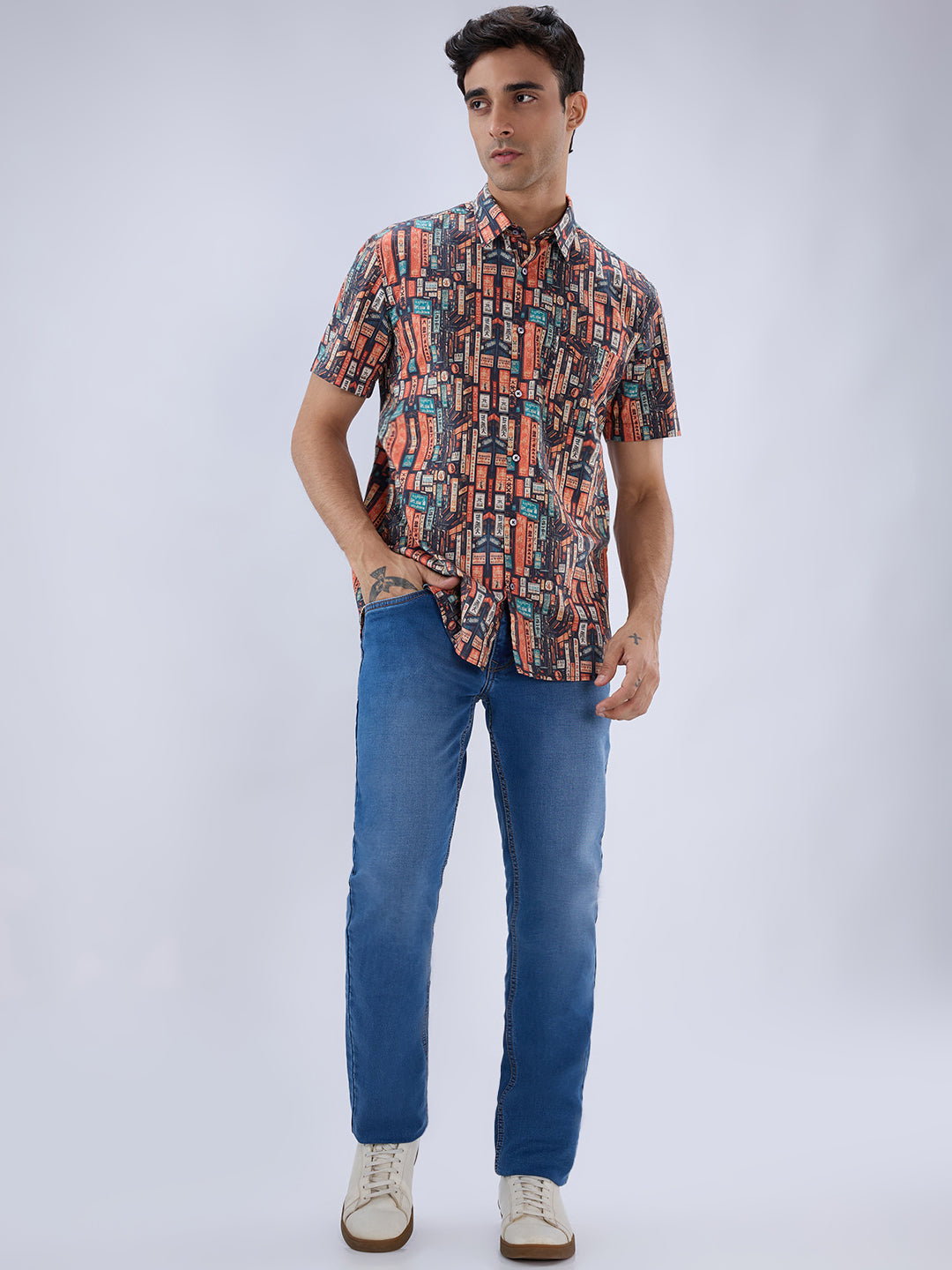 Parx Red Casual Shirt