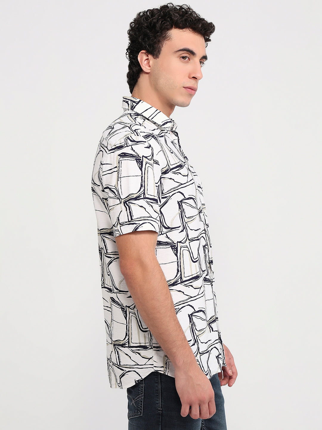 Parx White Casual Shirt