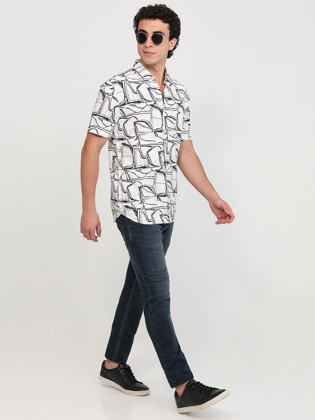 Parx White Casual Shirt