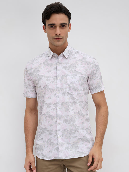 Parx Grey Casual Shirt