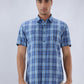 Parx Blue Casual Shirt