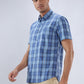 Parx Blue Casual Shirt