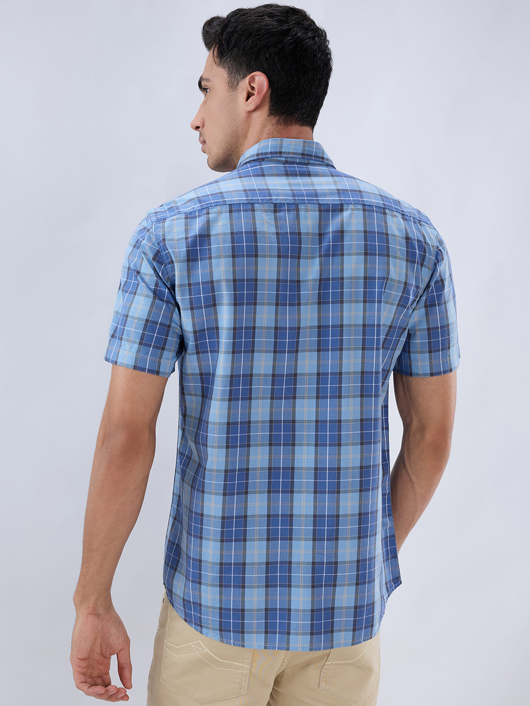 Parx Blue Casual Shirt
