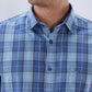 Parx Blue Casual Shirt