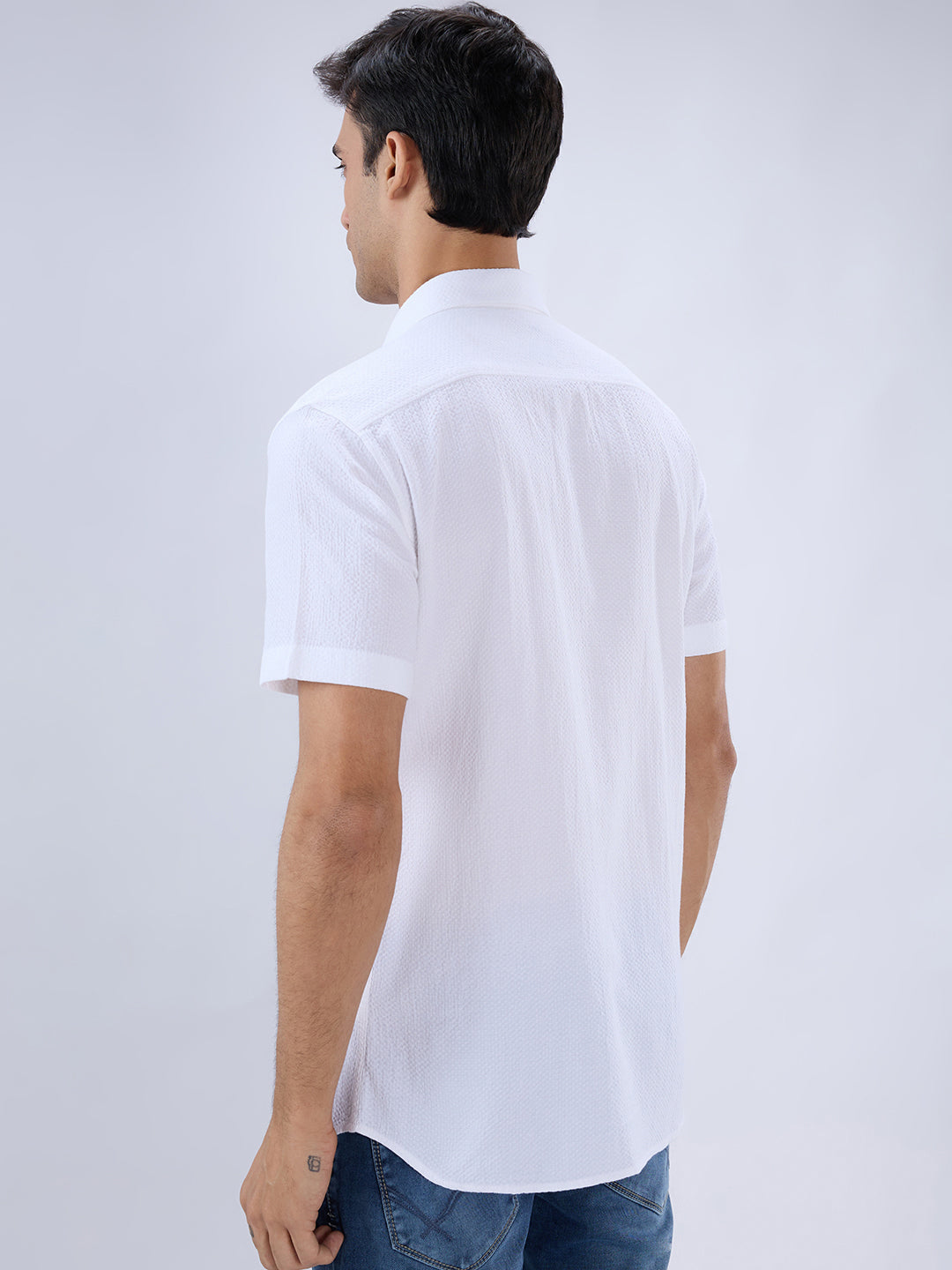 Parx White Casual Shirt