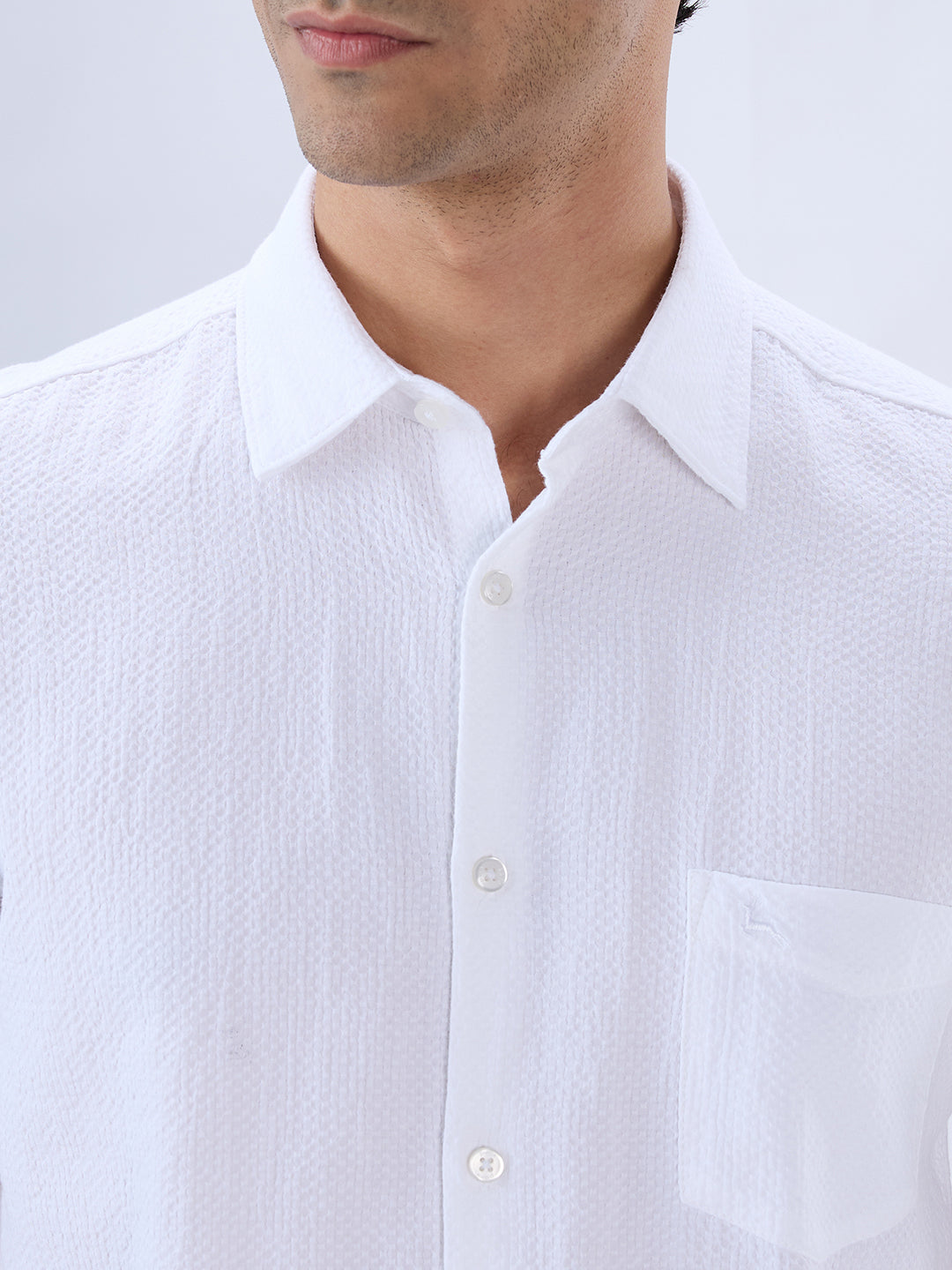 Parx White Casual Shirt