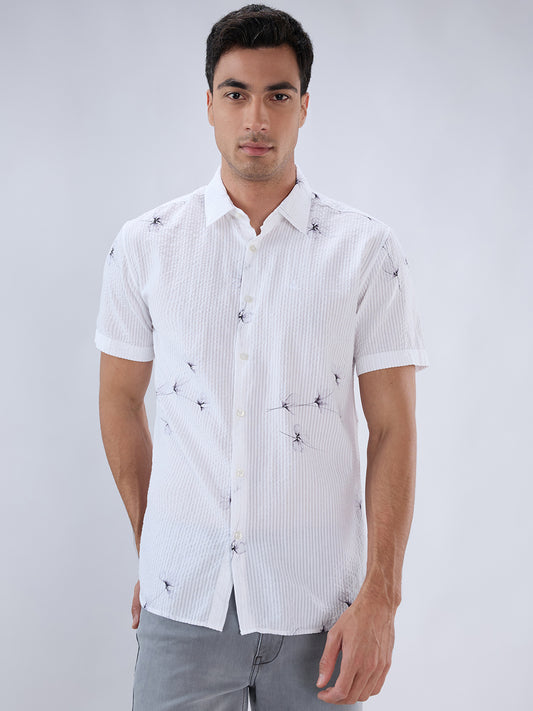 Parx White Casual Shirt