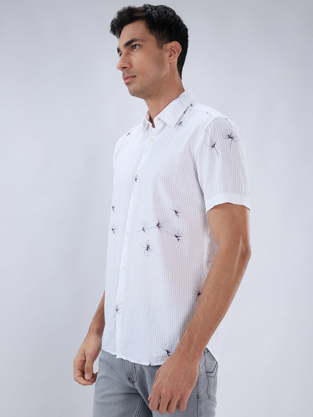 Parx White Casual Shirt