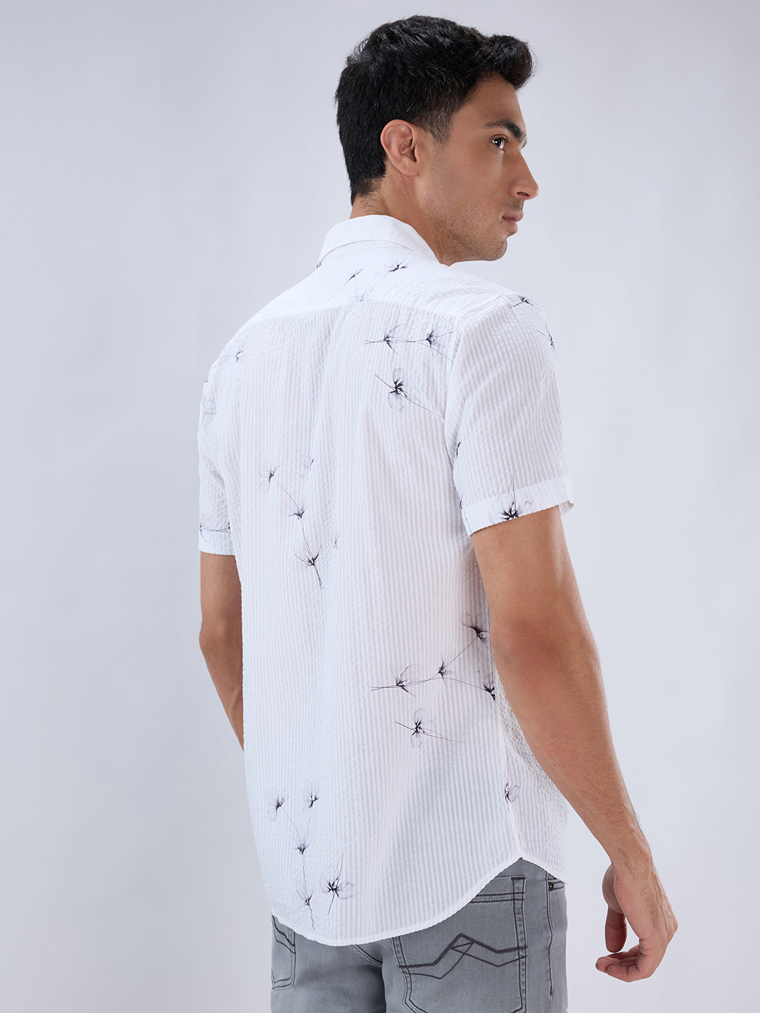 Parx White Casual Shirt