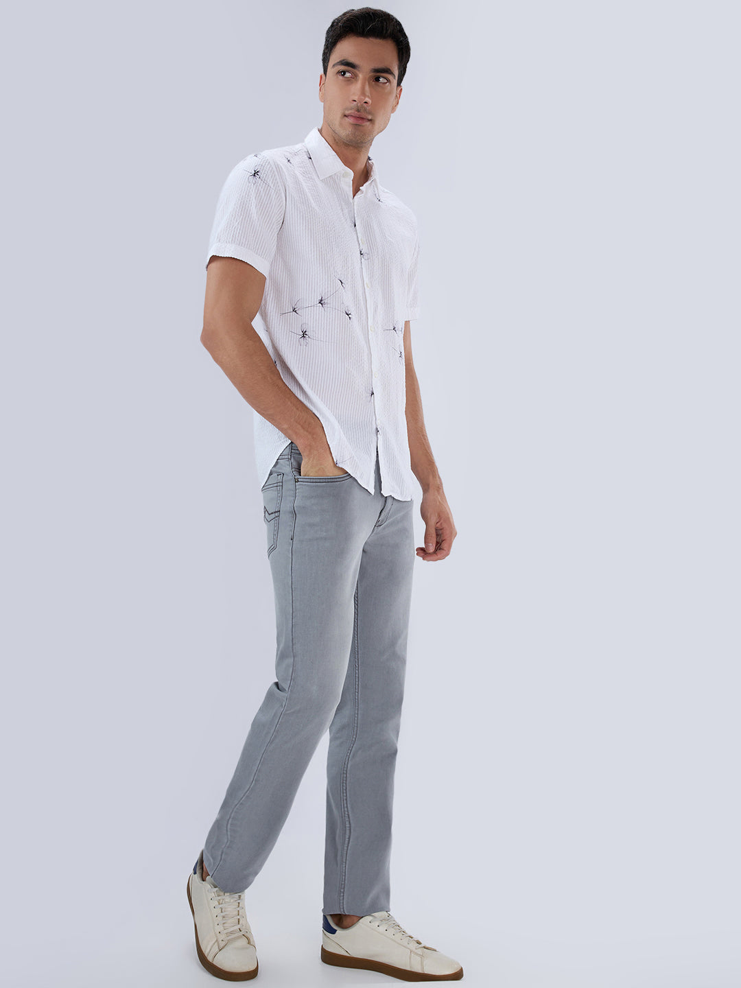 Parx White Casual Shirt