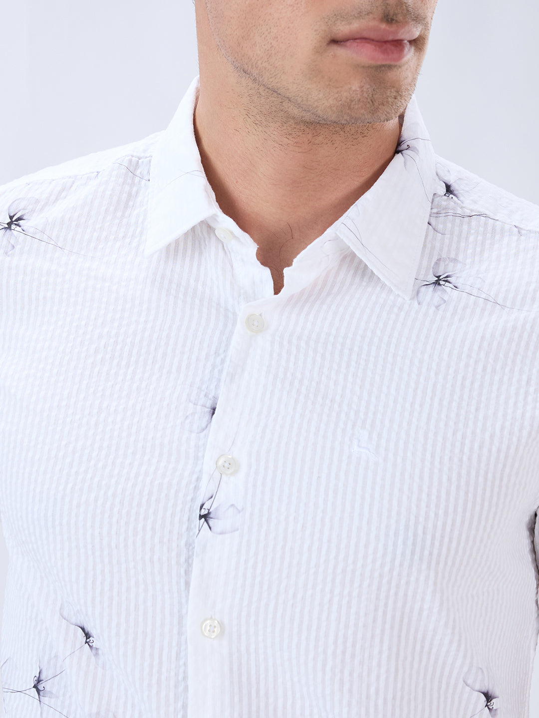 Parx White Casual Shirt