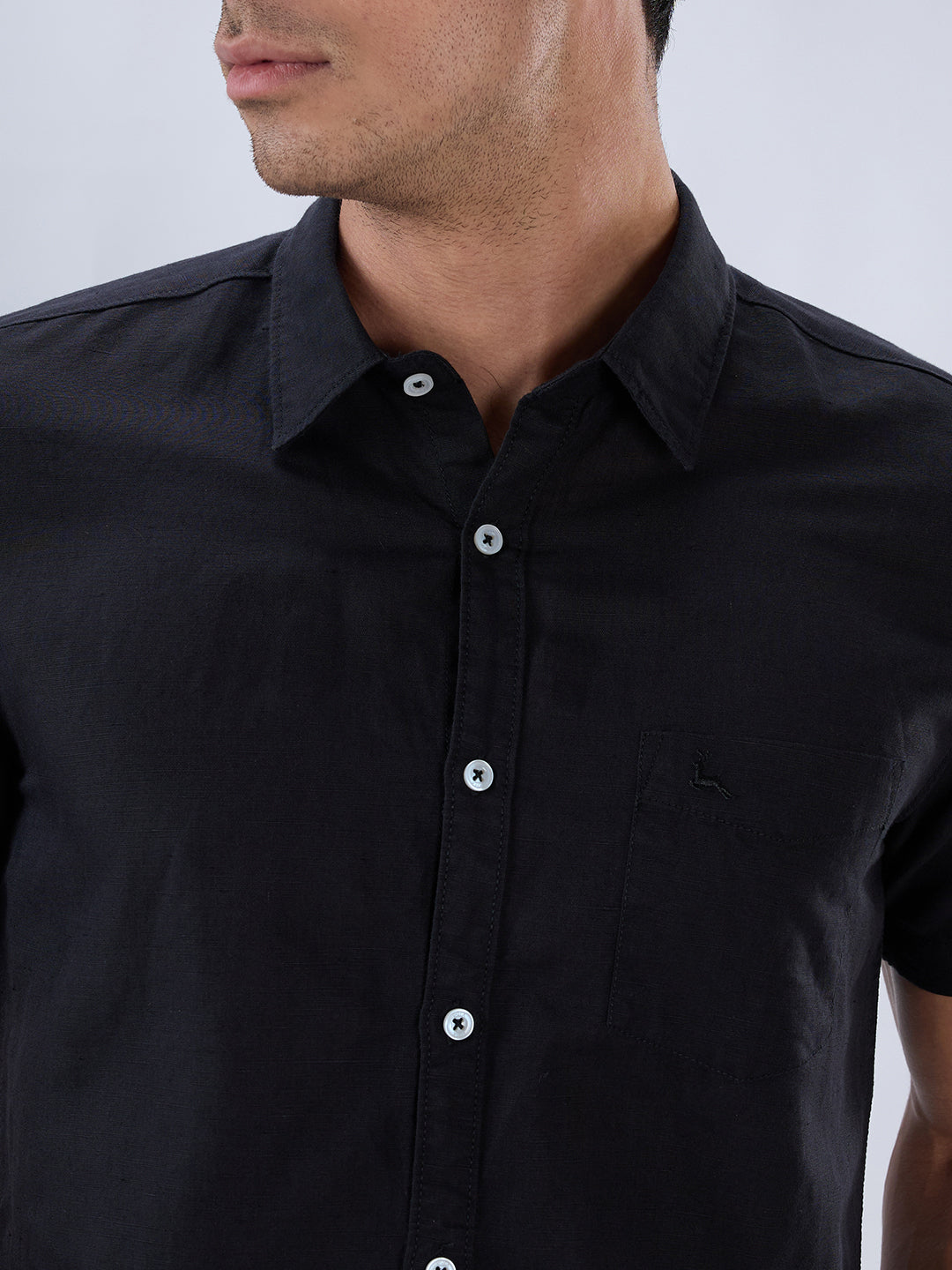 Parx Black Casual Shirt
