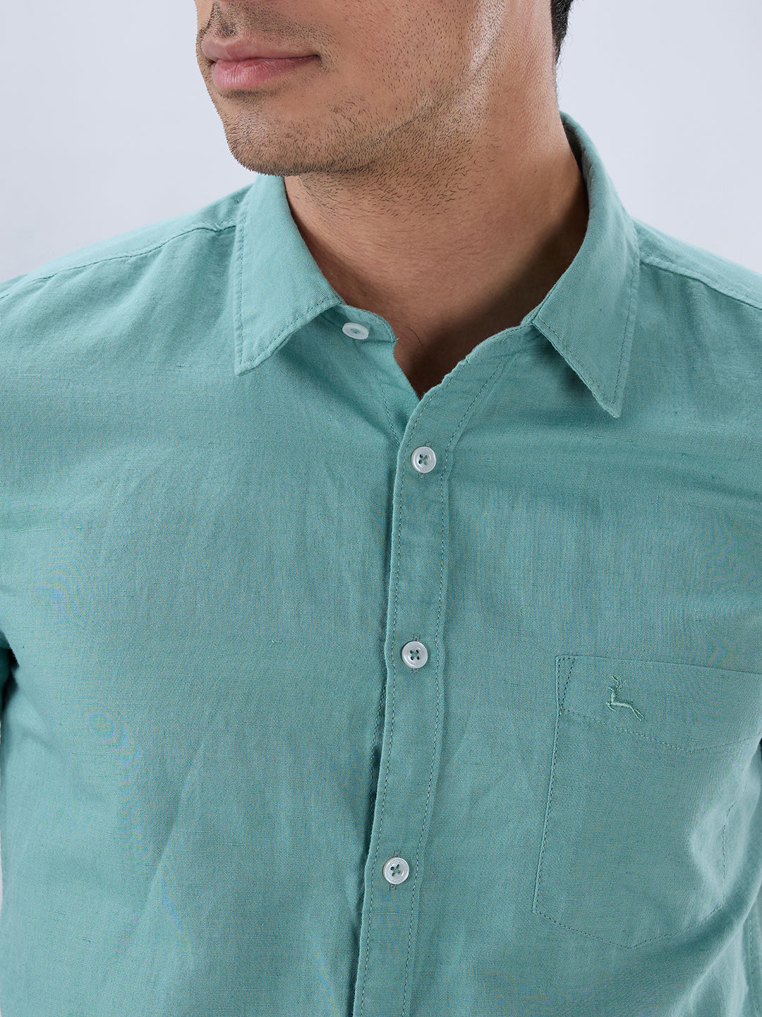 Parx Green Casual Shirt