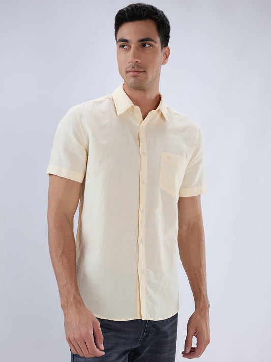 Parx Yellow Casual Shirt
