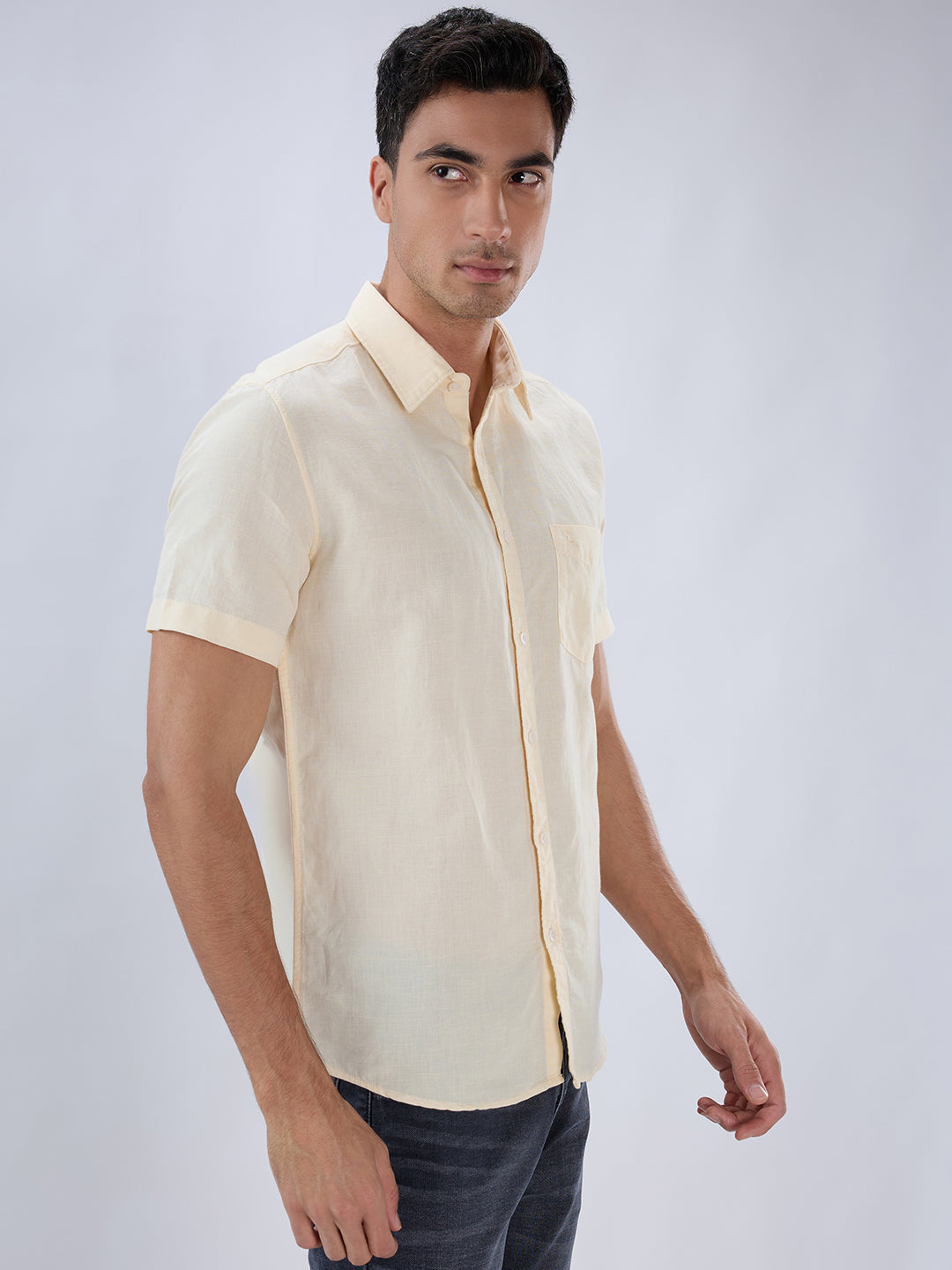 Parx Yellow Casual Shirt
