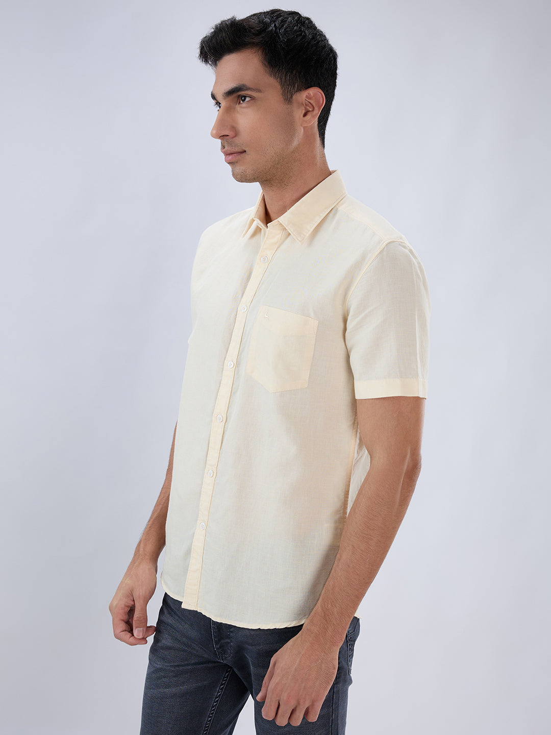 Parx Yellow Casual Shirt
