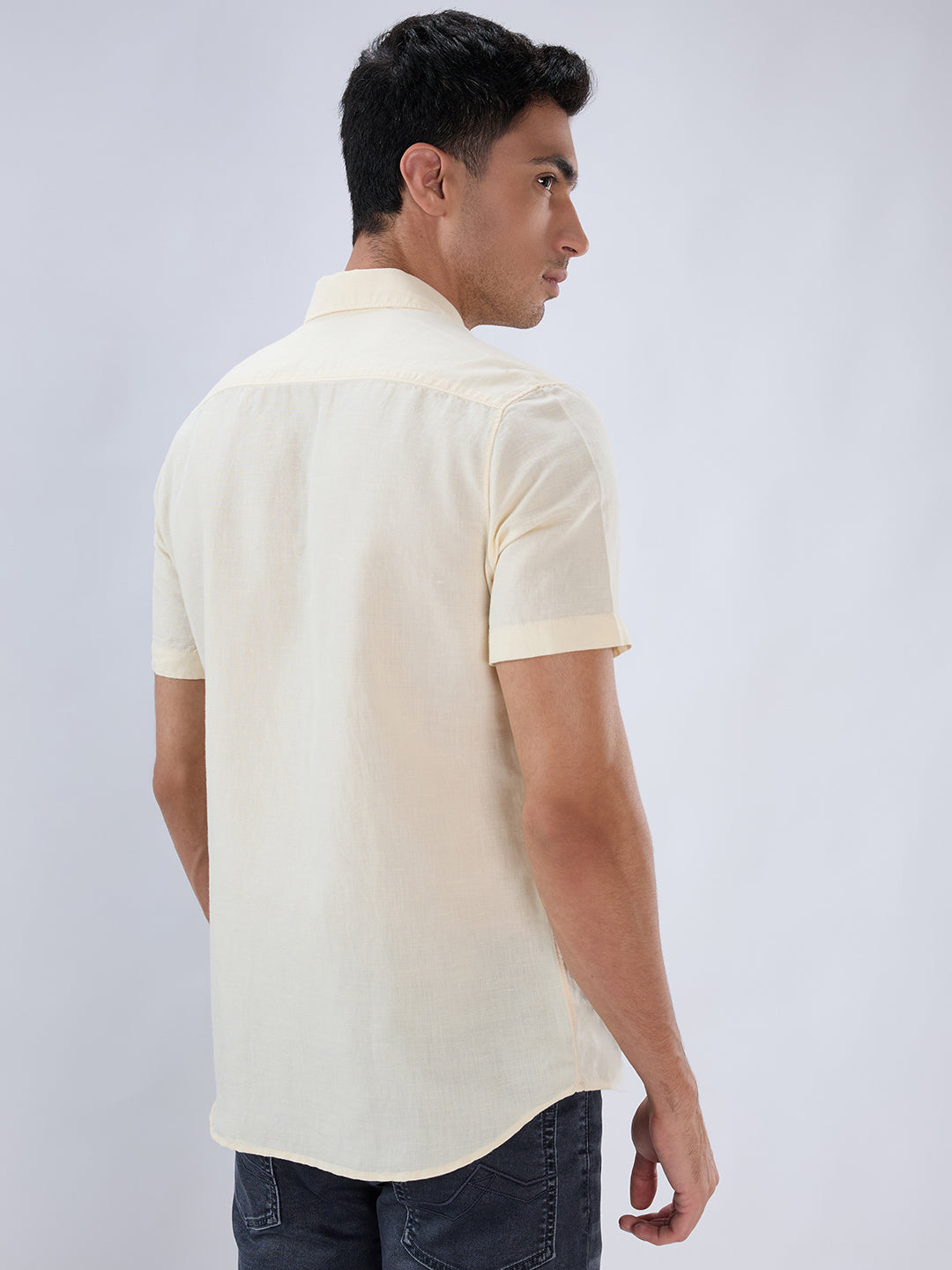 Parx Yellow Casual Shirt