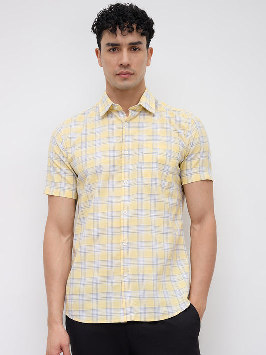 Parx Yellow Casual Shirt