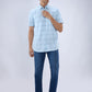 Parx Blue Casual Shirt
