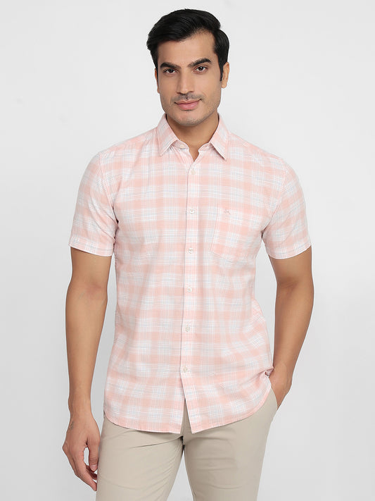 Parx Orange Casual Shirt