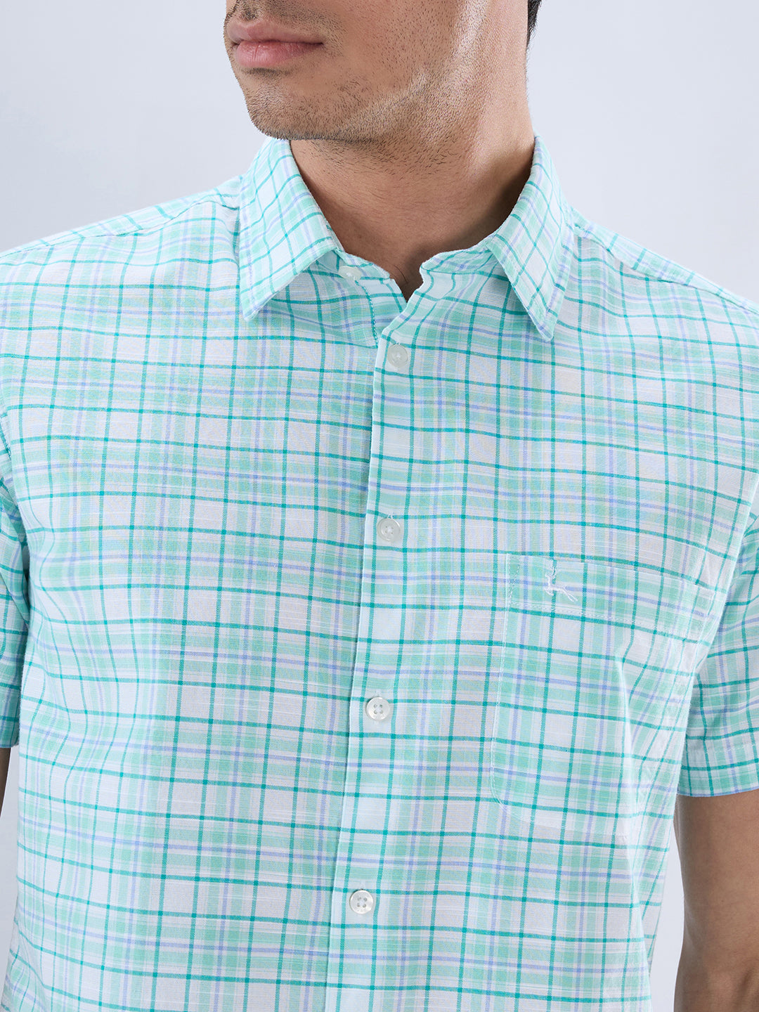 Parx Green Casual Shirt
