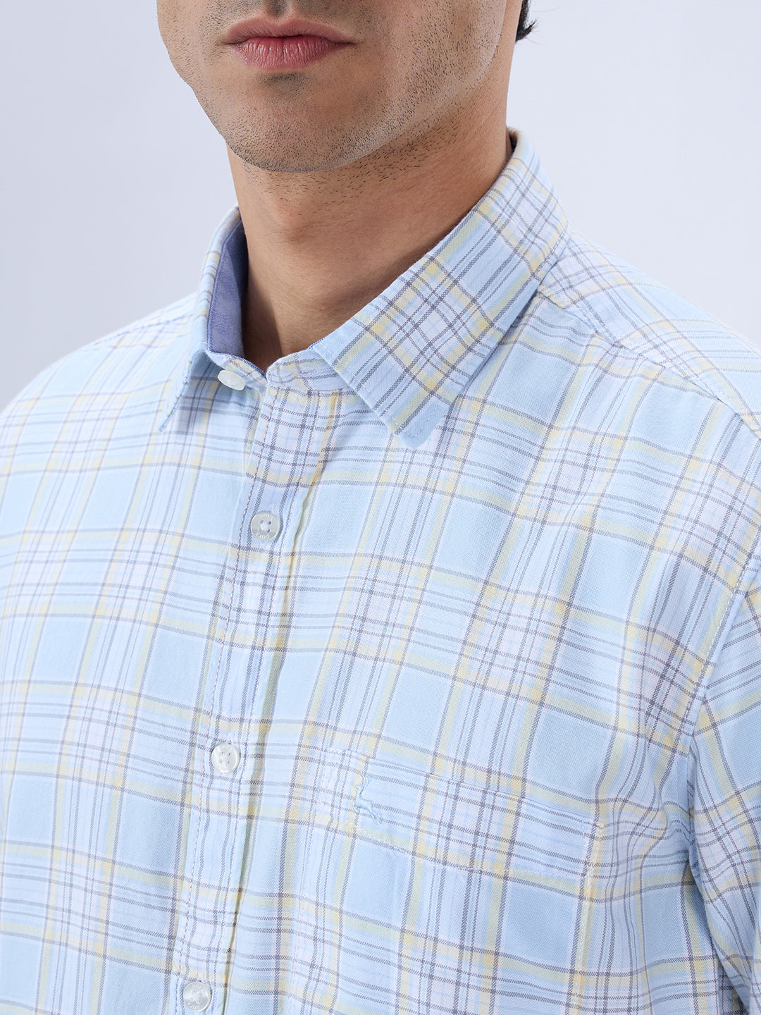 Parx Blue Casual Shirt