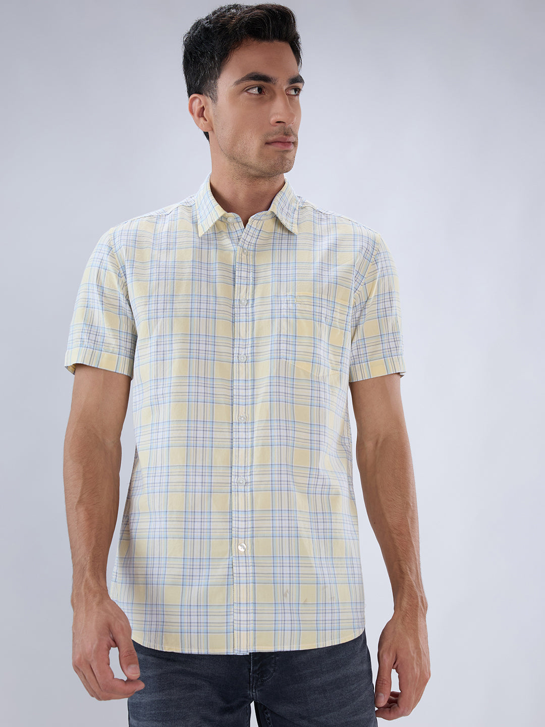 Parx Yellow Casual Shirt