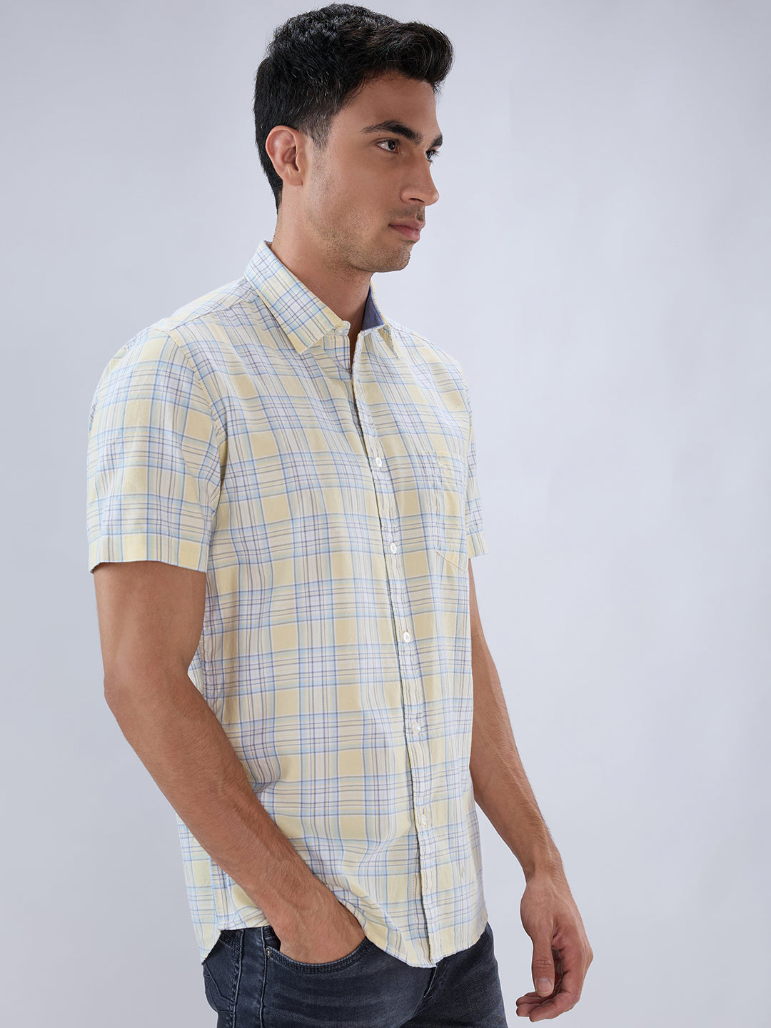 Parx Yellow Casual Shirt