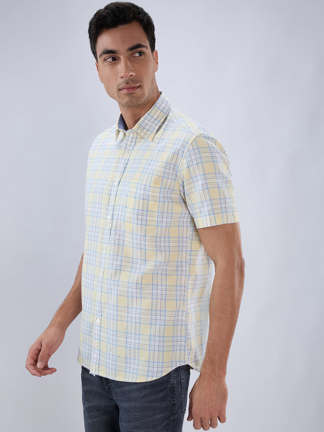 Parx Yellow Casual Shirt