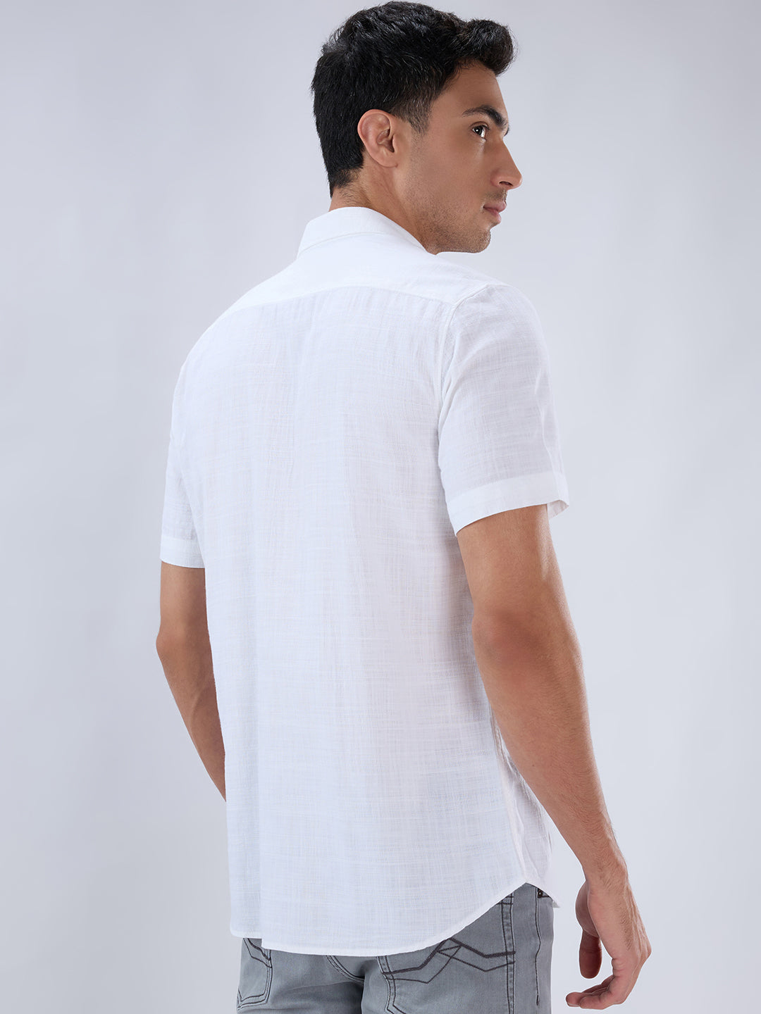 Parx White Casual Shirt