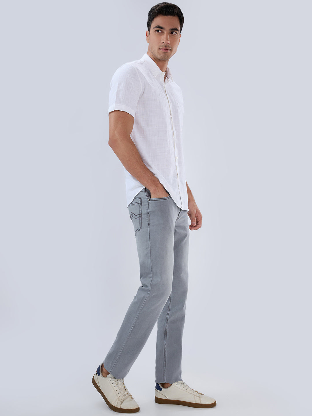 Parx White Casual Shirt