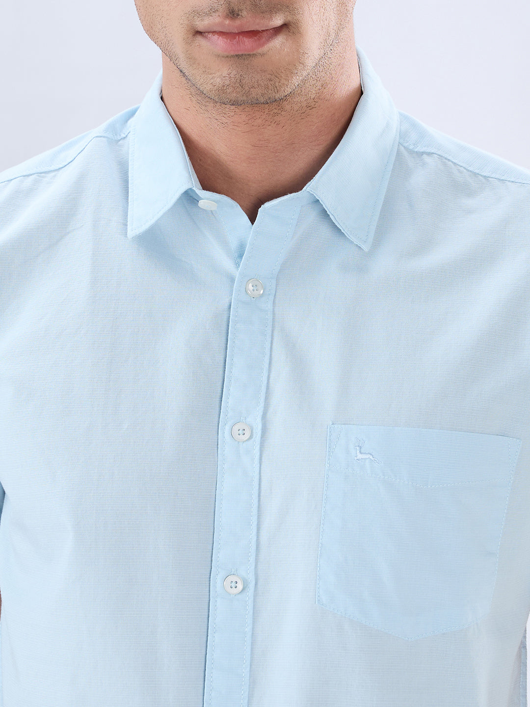 Parx Blue Casual Shirt