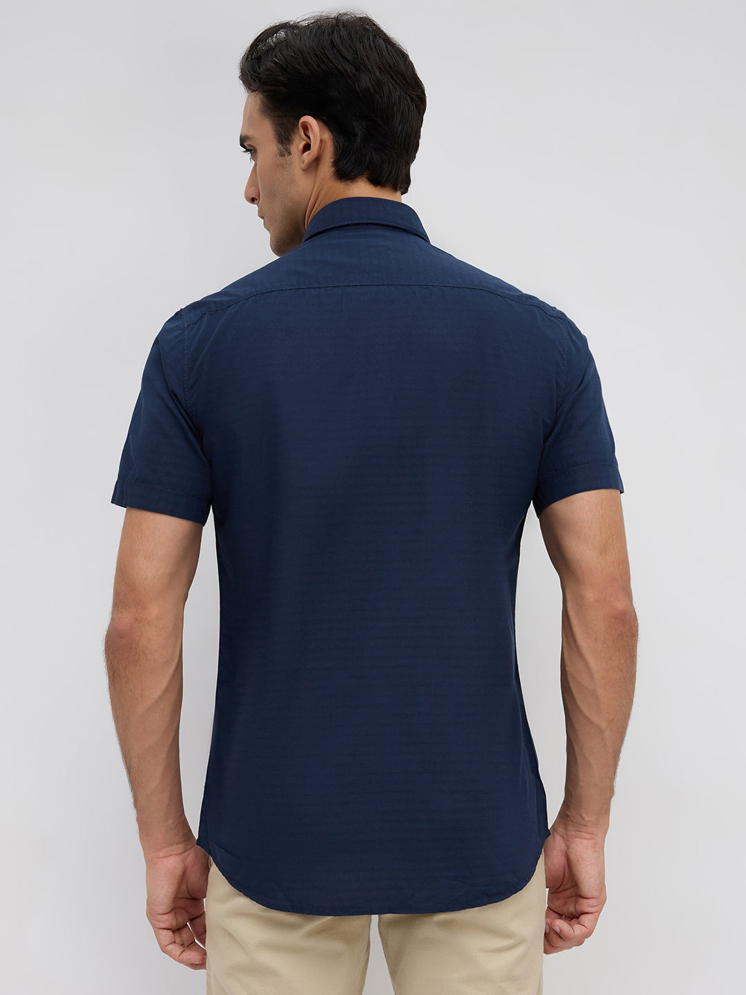 Parx Blue Casual Shirt