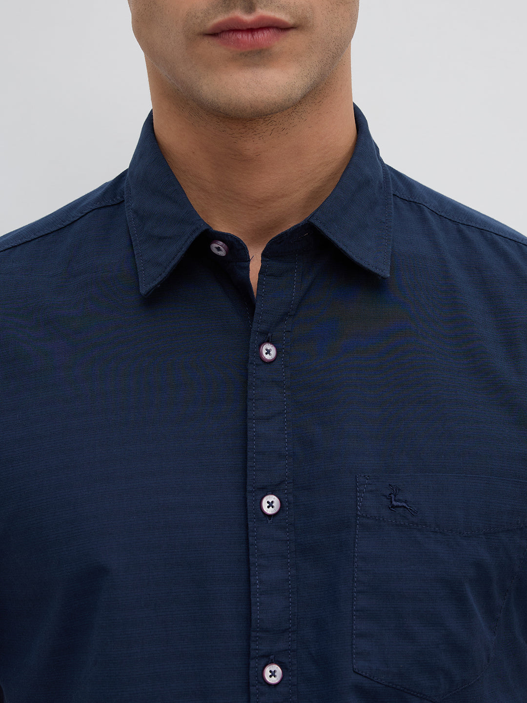 Parx Blue Casual Shirt