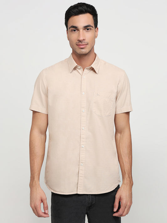 Parx Brown Casual Shirt
