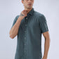Parx Green Casual Shirt
