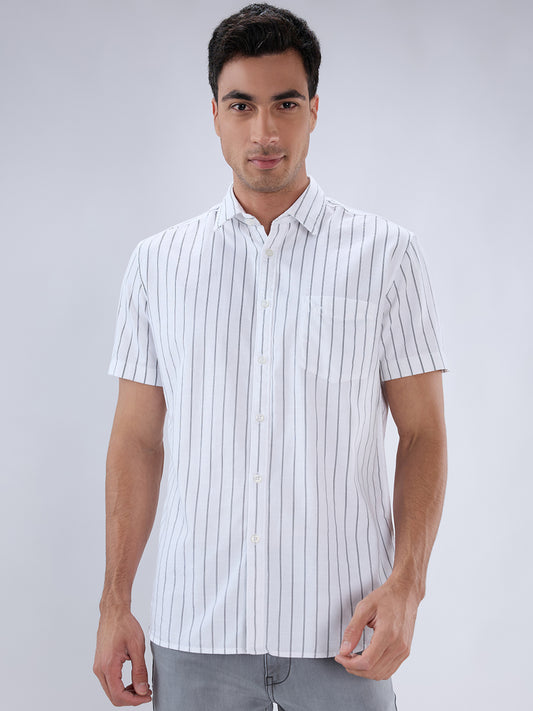 Parx White Casual Shirt
