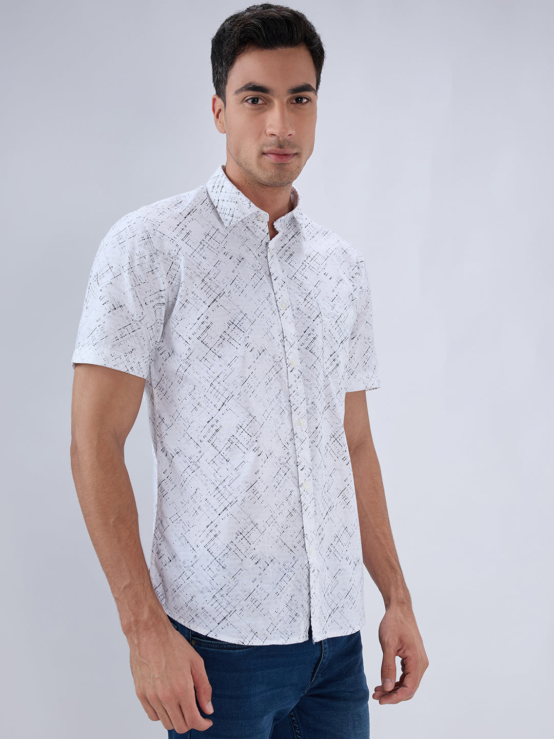 Parx White Casual Shirt