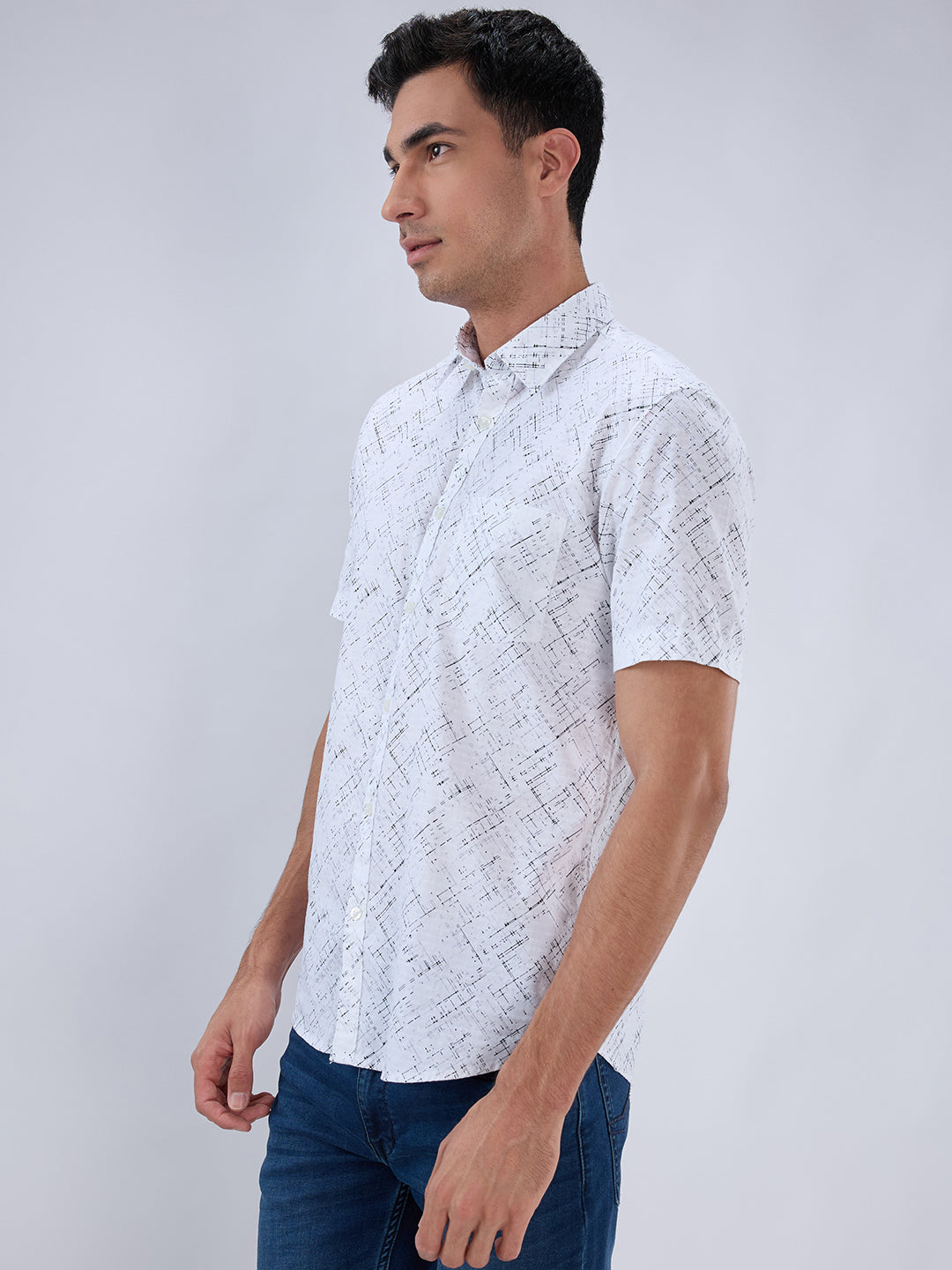 Parx White Casual Shirt