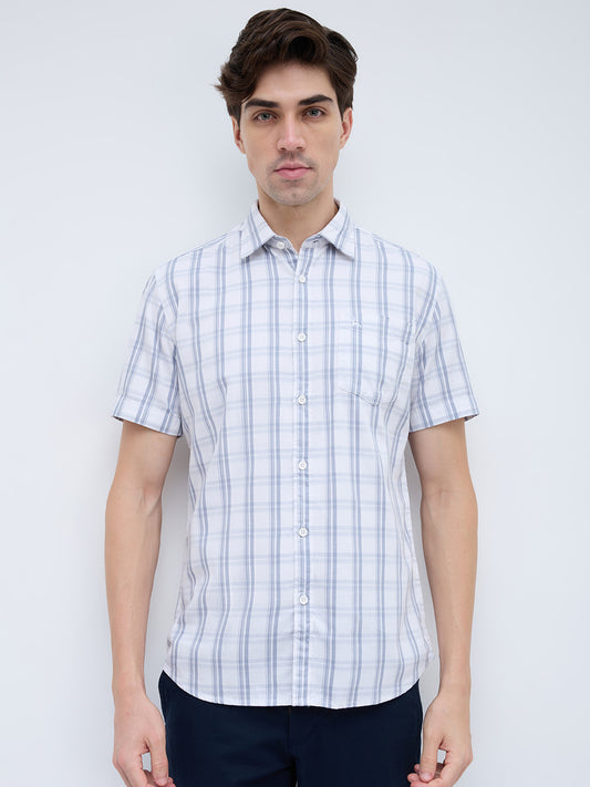 Parx White Casual Shirt