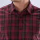 Parx Maroon Casual Shirt