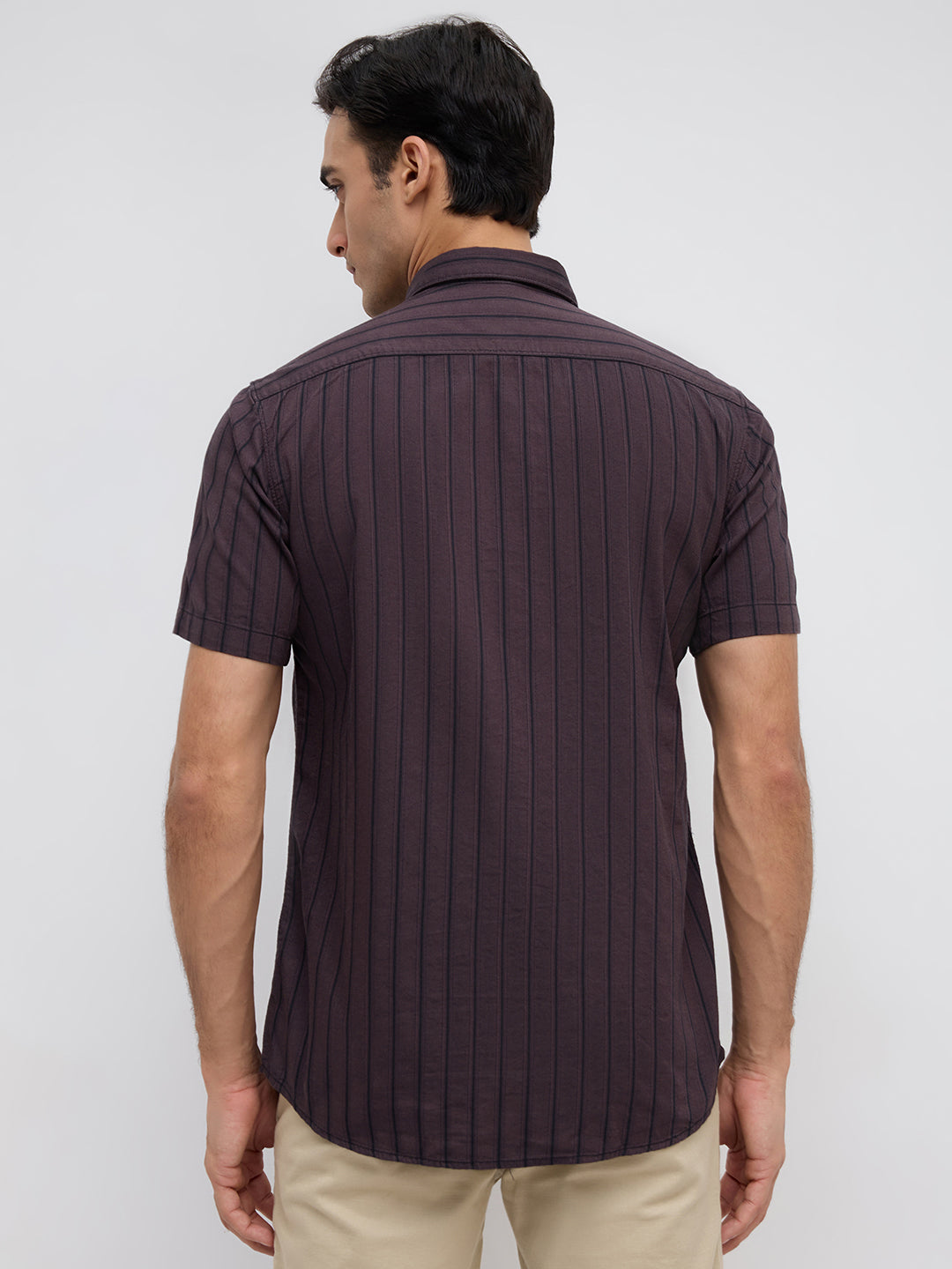 Parx Maroon Casual Shirt