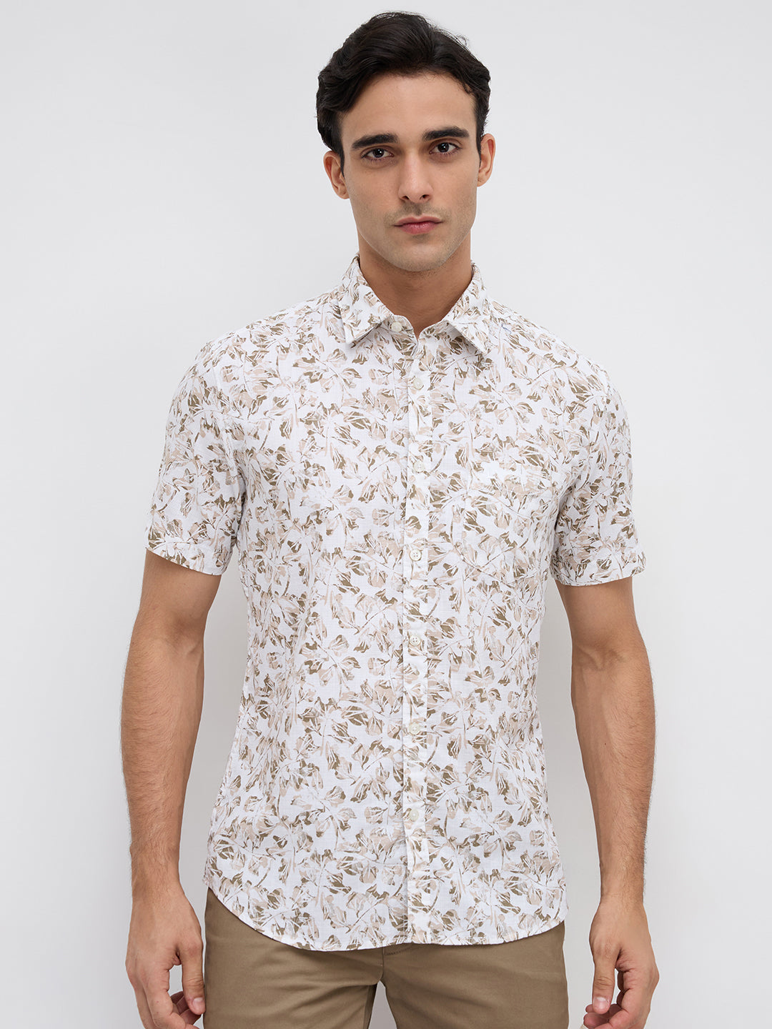 Parx White Casual Shirt