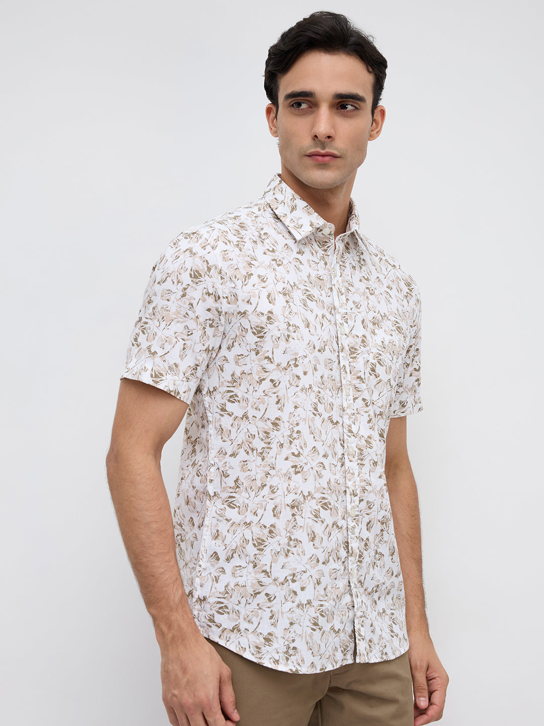 Parx White Casual Shirt