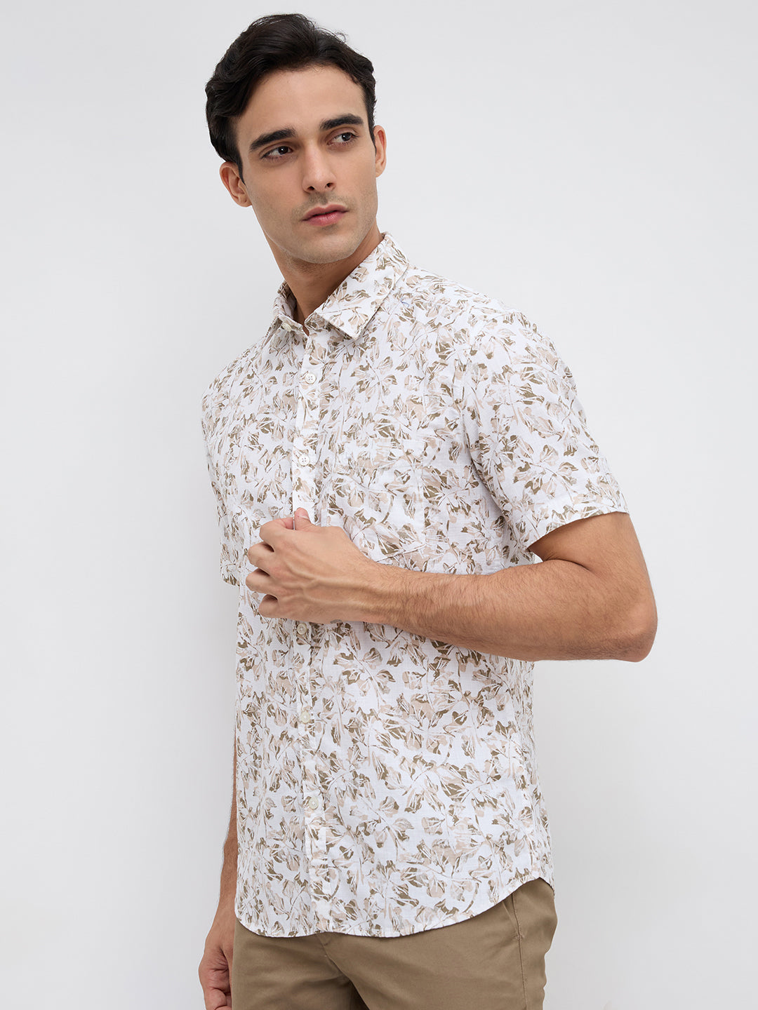 Parx White Casual Shirt