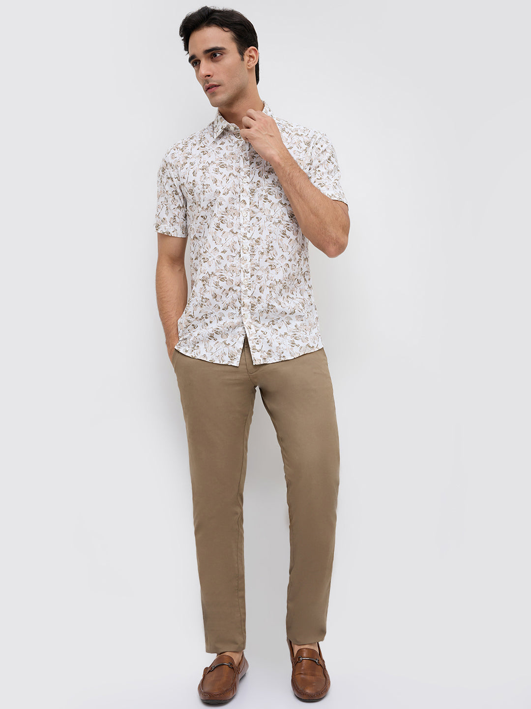 Parx White Casual Shirt